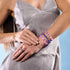 Glockenblume | Feenglas-Armband